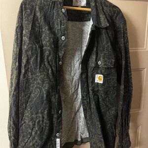 Carhartt Green Lightweight Shirt Jacket